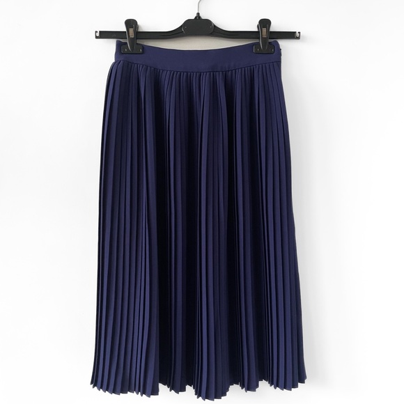 Ava & Aiden Dresses & Skirts - Ava & Aiden Pleated A-Line Skirt - Deep Blue
